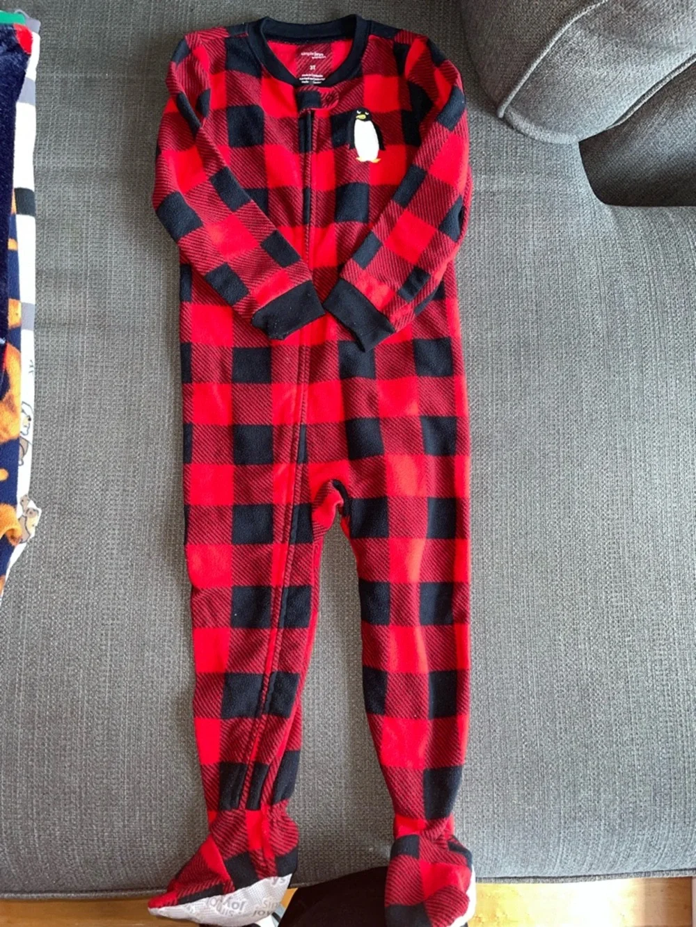 Lot of 9 - 3T toddler Plush Fleece Sleeper Pajamas - 2 pcs are Cotton - Picture 7 of 13